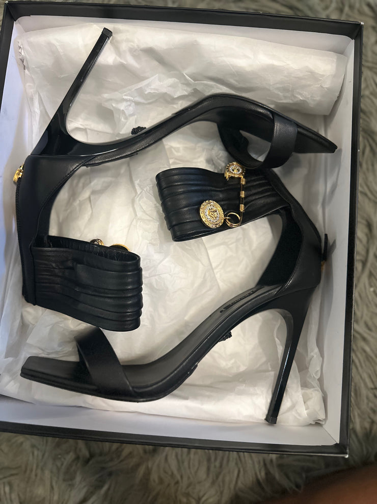 Black Versace Heels - Size 41