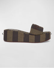 Fendi Platform Slides - size 42