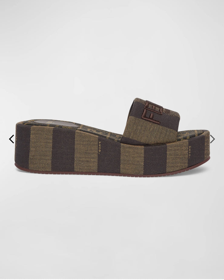 Fendi Platform Slides - size 42