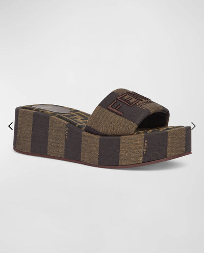 Fendi Platform Slides - size 42