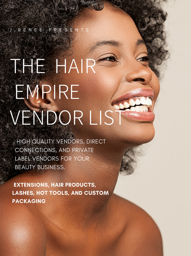 The Hair Empire Vendor List
